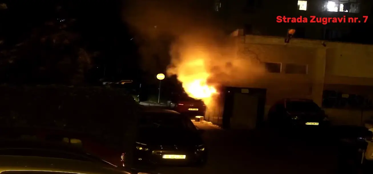 59 de containere incendiate la Iași. Pagube de peste 130.000 de lei