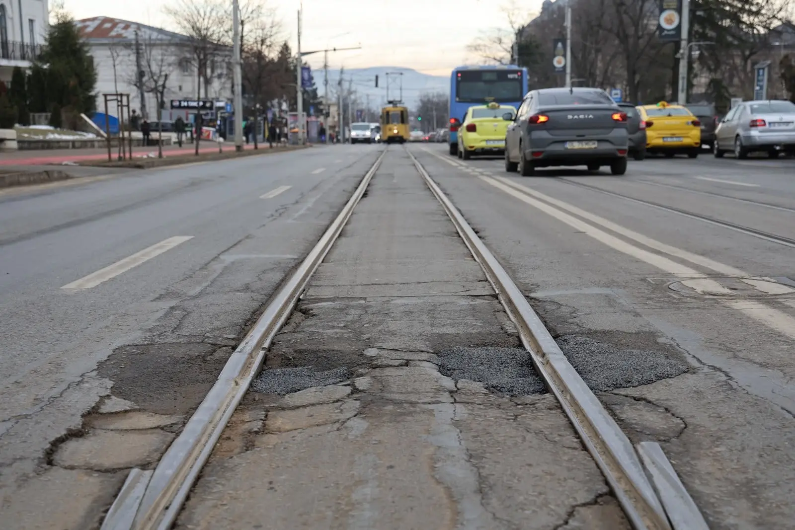 Copoul a intrat în șantier. Tramvaiele dispar de pe bulevard pentru 18 luni