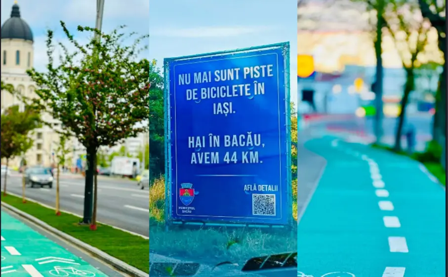 Primarul Bacăului îi răspunde lui Chirica după scandalul panourilor din Iași: „DA, noi le-am montat. Am făcut-o intenționat”